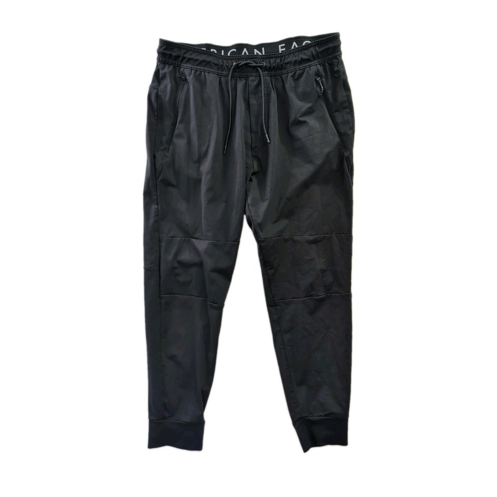 American Eagle Jogger Sweatpants Mens L Pull On Stretch Drawstring Polyester